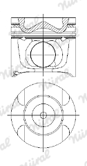 Piston 87-427400-60 NÜRAL