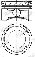 Piston 87-436900-00 NÜRAL