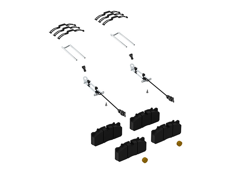 Set placute frana,frana disc 12999743VT WABCO