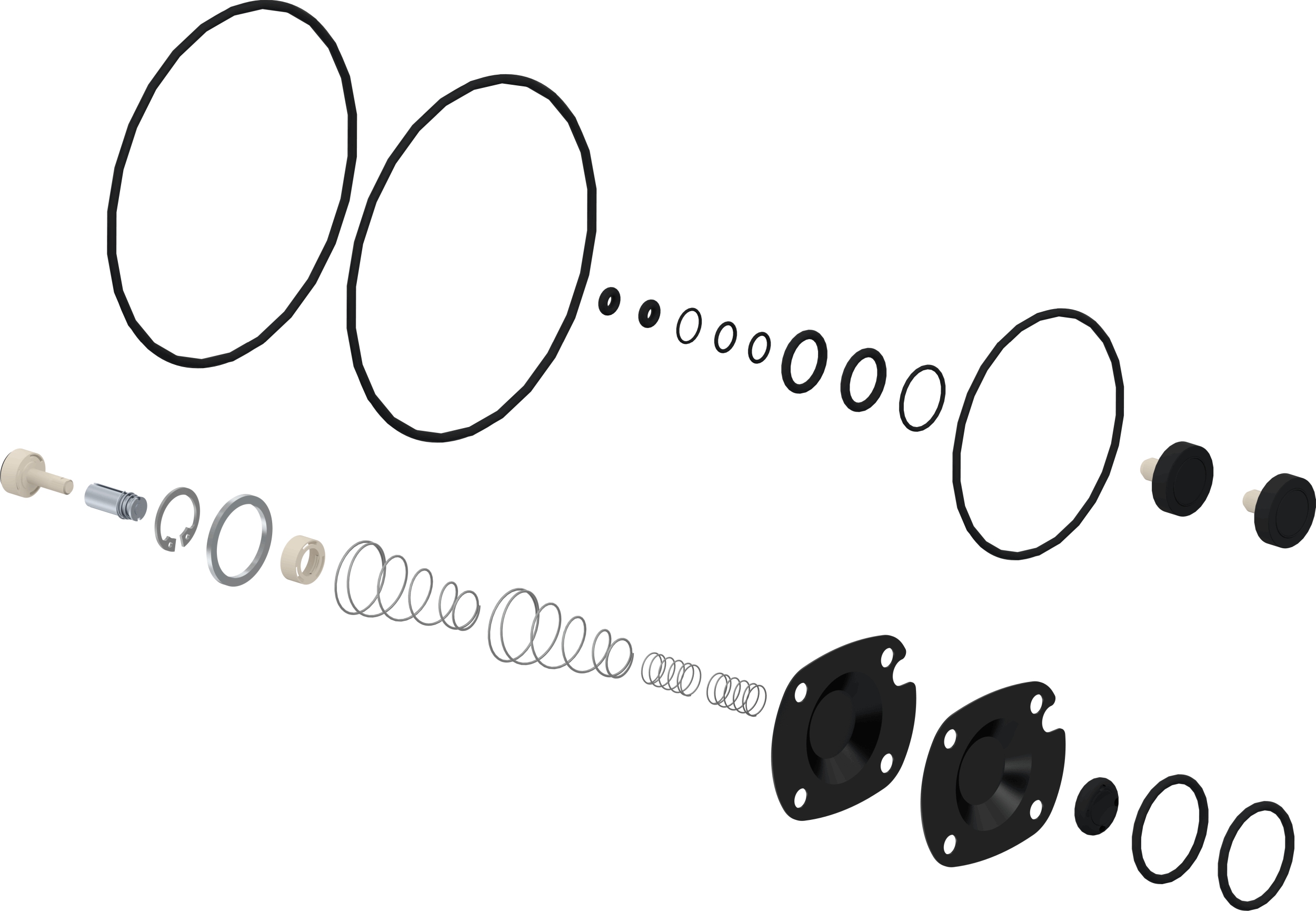Set reparatie, uscator 4324060012 WABCO