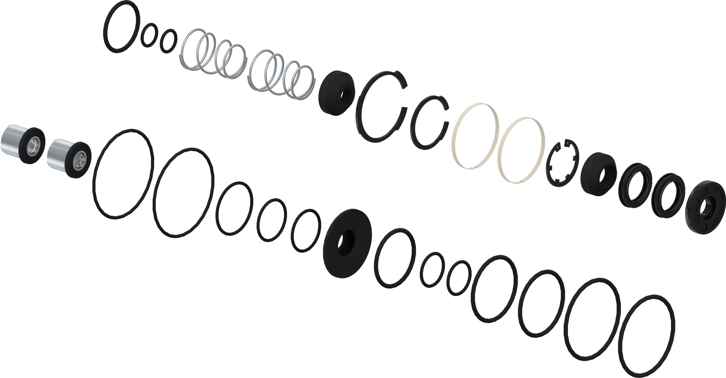 Set reparatie, supapa frana - frana de serviciu 4613190012 WABCO
