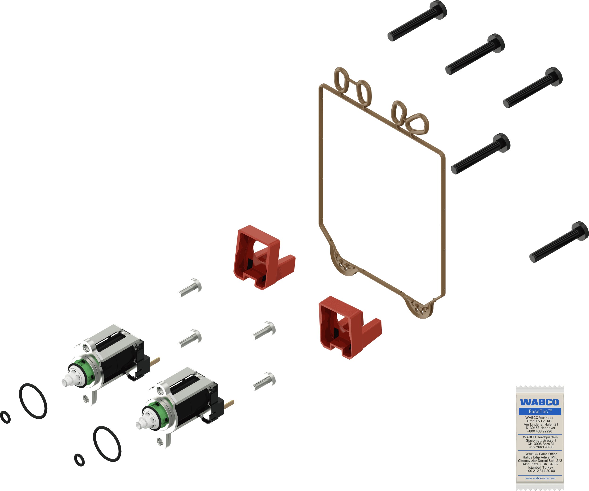 Set reparatie, uscator 9325109522 WABCO