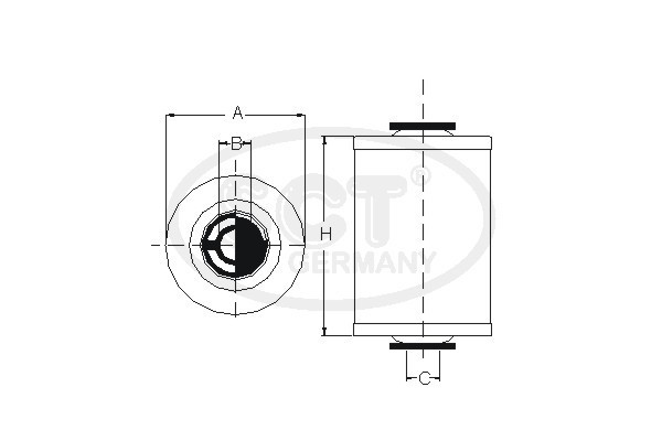 Filtru combustibil SL 603 M SCT - MANNOL
