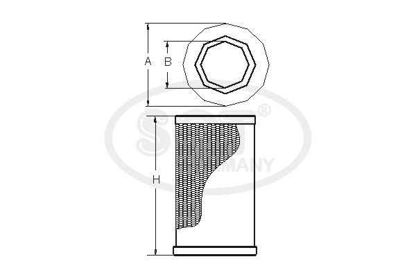 Filtru aer SB 2141 SCT - MANNOL