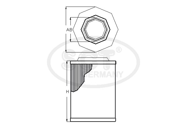 Filtru aer SB 2908 SCT - MANNOL