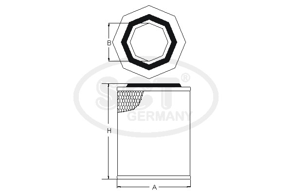 Filtru aer SB 3165 SCT - MANNOL