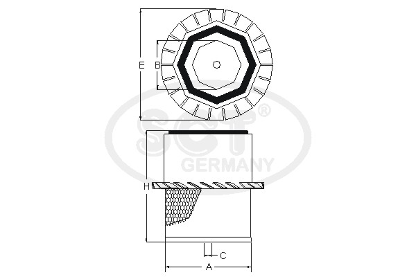 Filtru aer SB 937 SCT - MANNOL