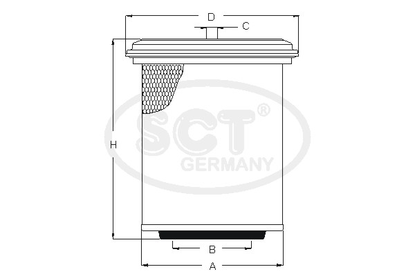 Filtru aer SB 3194 SCT - MANNOL
