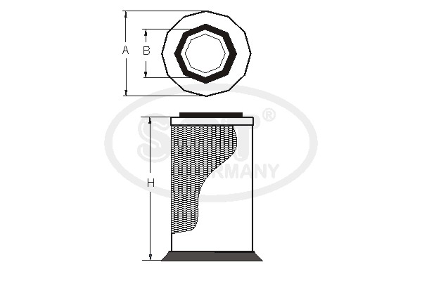 Filtru aer secundar SW 3848 SCT - MANNOL