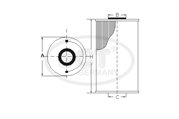 Filtru combustibil ST 6144 SCT - MANNOL