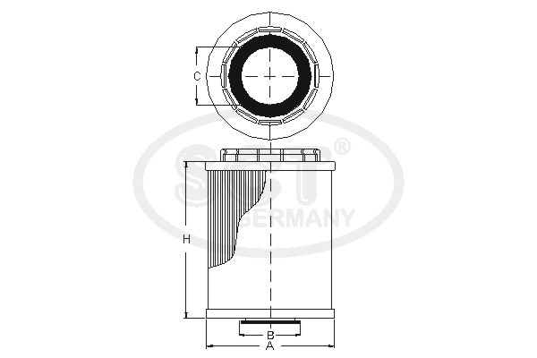 Filtru ulei SH 4041 L SCT - MANNOL