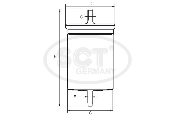 Filtru combustibil ST 6103 SCT - MANNOL