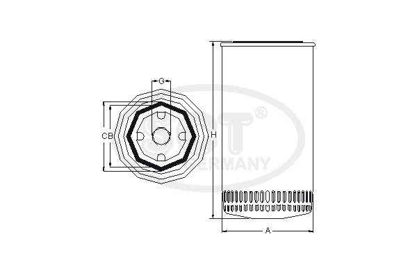 Filtru ulei SM 859 SCT - MANNOL