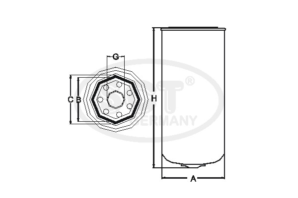 Filtru combustibil ST 6044 SCT - MANNOL