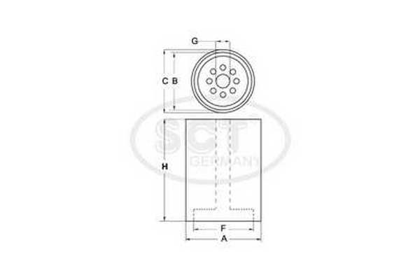 Filtru combustibil ST 6059 SCT - MANNOL