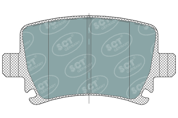 Set placute frana,frana disc SP 321 PR SCT - MANNOL