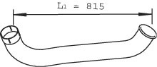 Racord evacuare 21763 DINEX