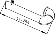 Racord evacuare 21794 DINEX