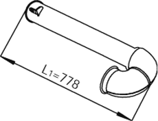 Racord evacuare 21795 DINEX