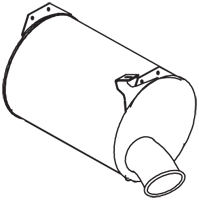 Filtru funingine/particule, sist.de esapament 22336 DINEX