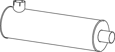 Amortizor zgomot mijloc/spate 28442 DINEX