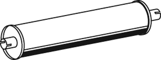 Amortizor zgomot mijloc/spate 29301 DINEX