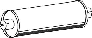 Amortizor zgomot mijloc/spate 29307 DINEX