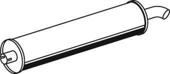 Amortizor zgomot mijloc/spate 29312 DINEX