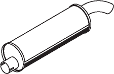 Amortizor zgomot mijloc/spate 44315 DINEX