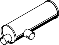 Amortizor zgomot mijloc/spate 44383 DINEX