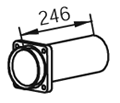 Racord evacuare 48129 DINEX