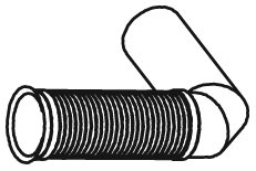 Furtun flexibil, sistem de esapament 48190 DINEX