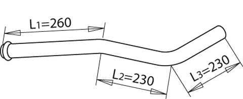 Racord evacuare 50259 DINEX