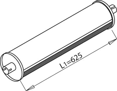Amortizor zgomot mijloc/spate 50305 DINEX