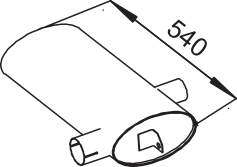 Amortizor zgomot mijloc/spate 50352 DINEX