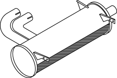 Amortizor zgomot mijloc/spate 50358 DINEX
