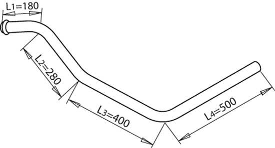 Racord evacuare 51117 DINEX