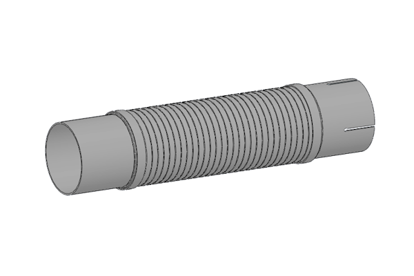 Furtun flexibil, sistem de esapament 51290 DINEX