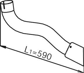 Racord evacuare 54207 DINEX