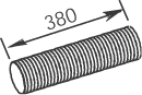 Furtun flexibil, sistem de esapament 64119 DINEX