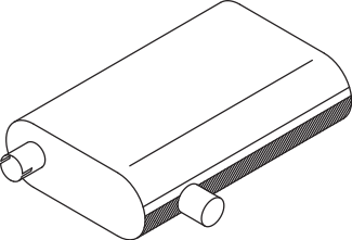 Amortizor zgomot mijloc/spate 64324 DINEX