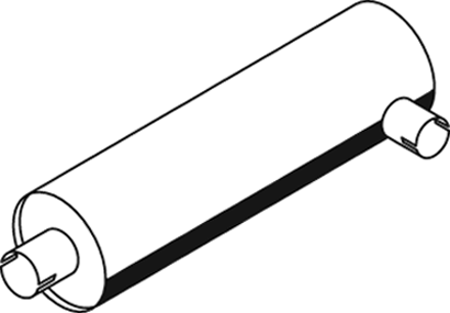 Amortizor zgomot mijloc/spate 64342 DINEX