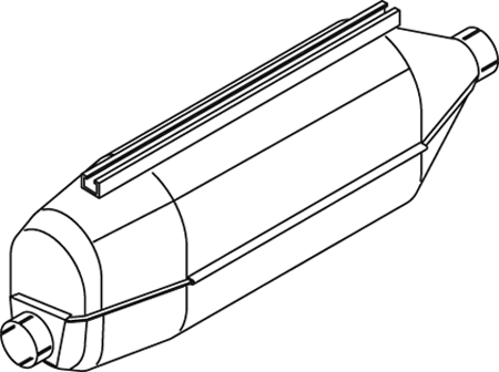 Amortizor zgomot mijloc/spate 68325 DINEX