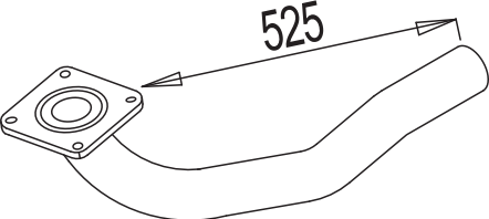 Racord evacuare 80290 DINEX