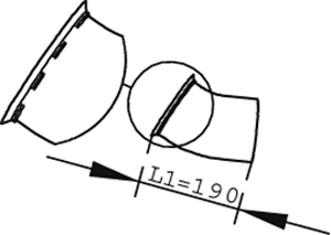 Racord evacuare 82206 DINEX