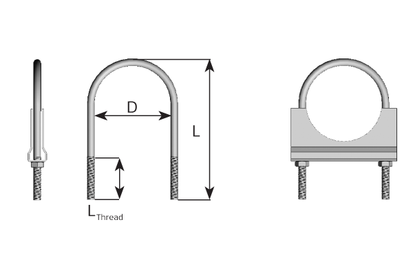 Colier, sistem de esapament 90105 DINEX