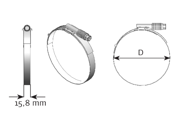 Colier, sistem de esapament 98870 DINEX