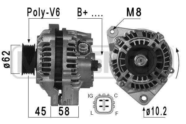 Generator / Alternator 209008A ERA