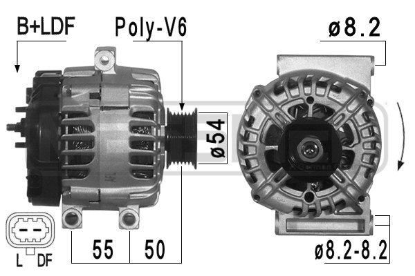 Generator / alternator 209012 ERA
