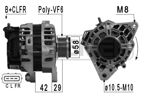 Generator / Alternator 209016 ERA